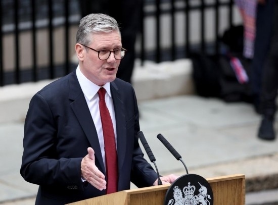  圖為英國首相斯塔默資料照片。（新華社記者李穎攝）