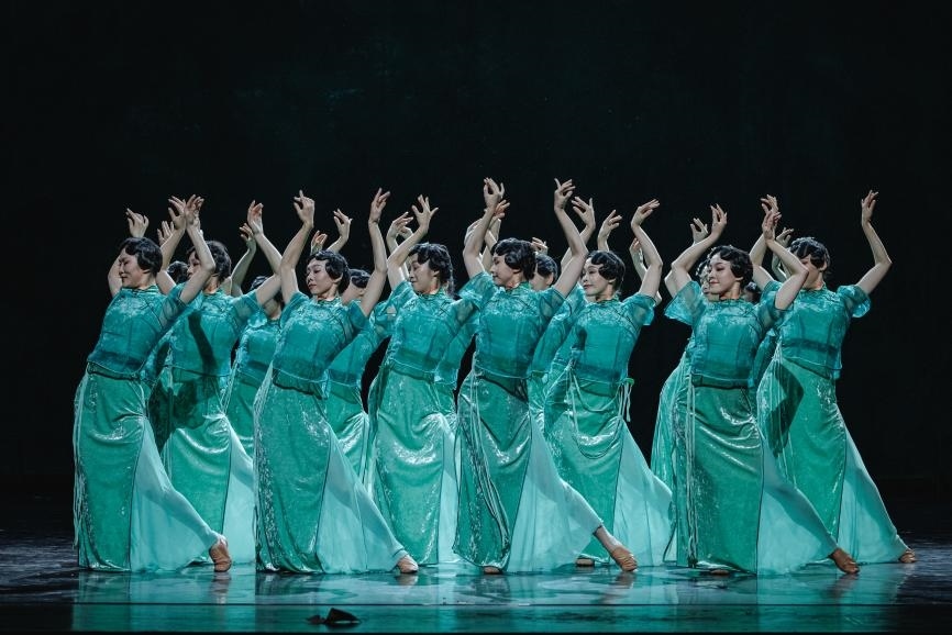 舞劇《熱血當(dāng)歌》演出現(xiàn)場。主辦方供圖