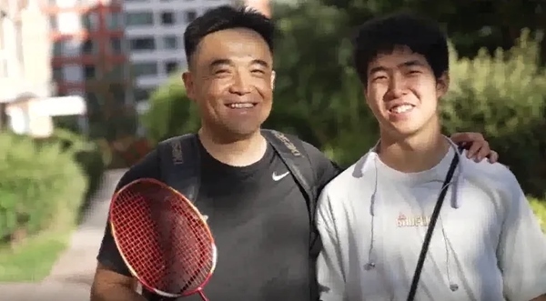 劉建波、劉傲寒父子。北航供圖