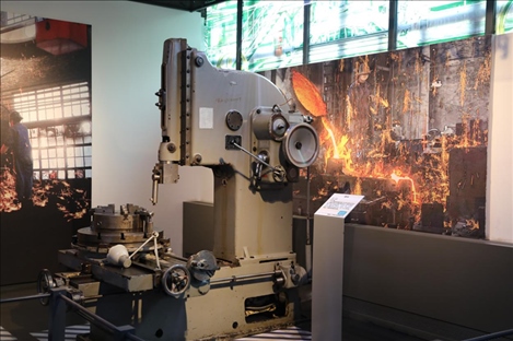 天水工業(yè)博物館內景。新華社記者 馬莎 攝