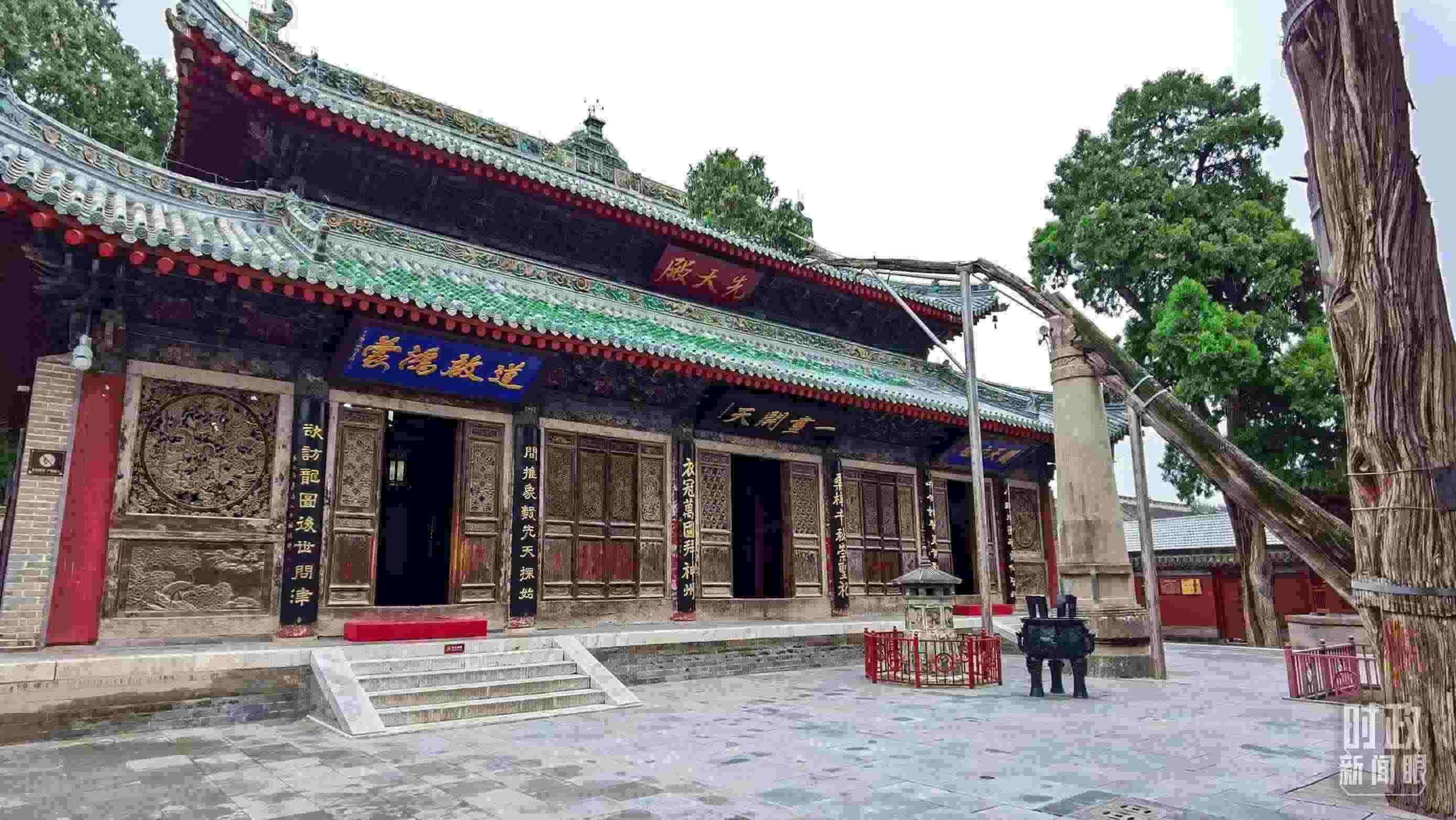 △ 伏羲廟。（總臺央視記者郭鴻拍攝）