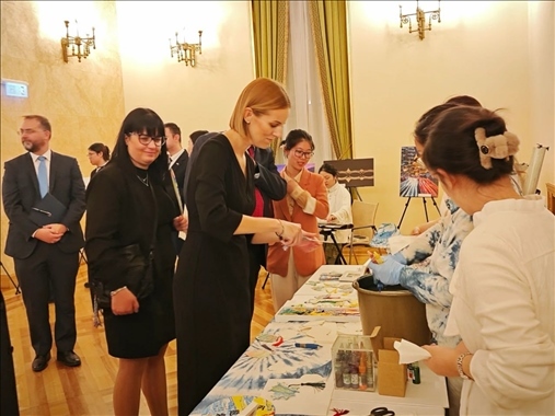 招待會現(xiàn)場。中國駐匈牙利大使館供圖