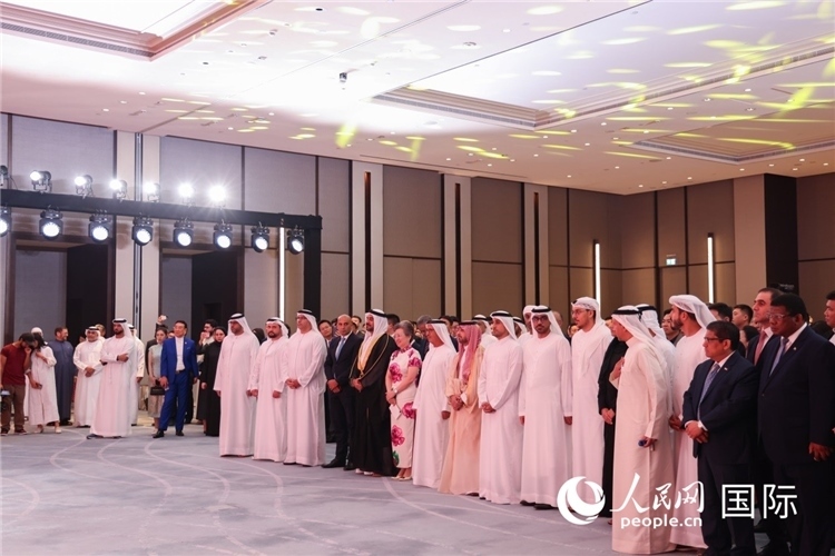 招待會(huì)現(xiàn)場(chǎng)。人民網(wǎng)記者任皓宇攝