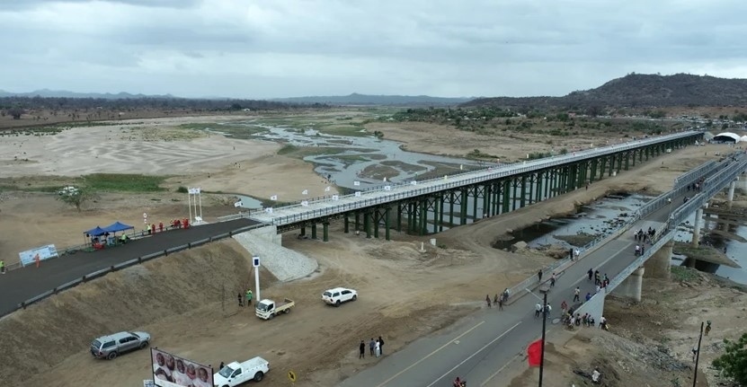 大橋全景。中交二公局第二工程有限公司供圖