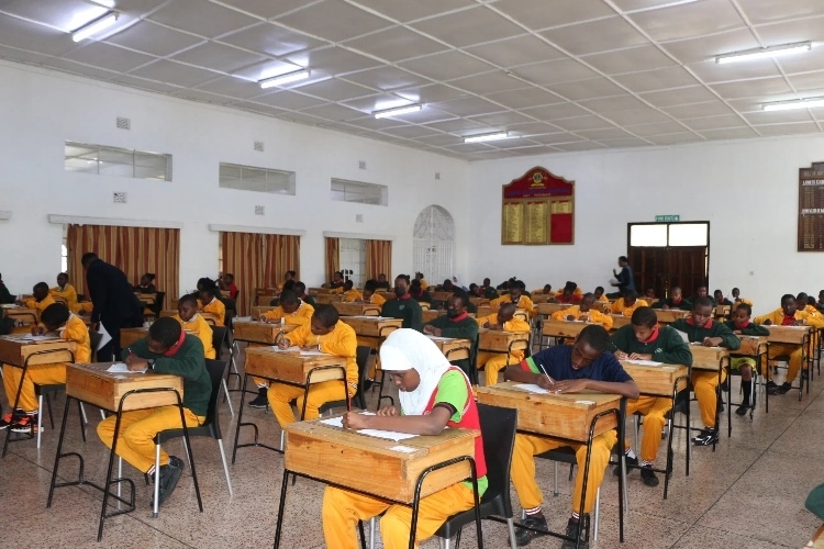 考場(chǎng)現(xiàn)場(chǎng)。埃格頓大學(xué)孔子學(xué)院供圖