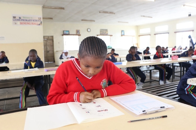 考場(chǎng)現(xiàn)場(chǎng)。埃格頓大學(xué)孔子學(xué)院供圖