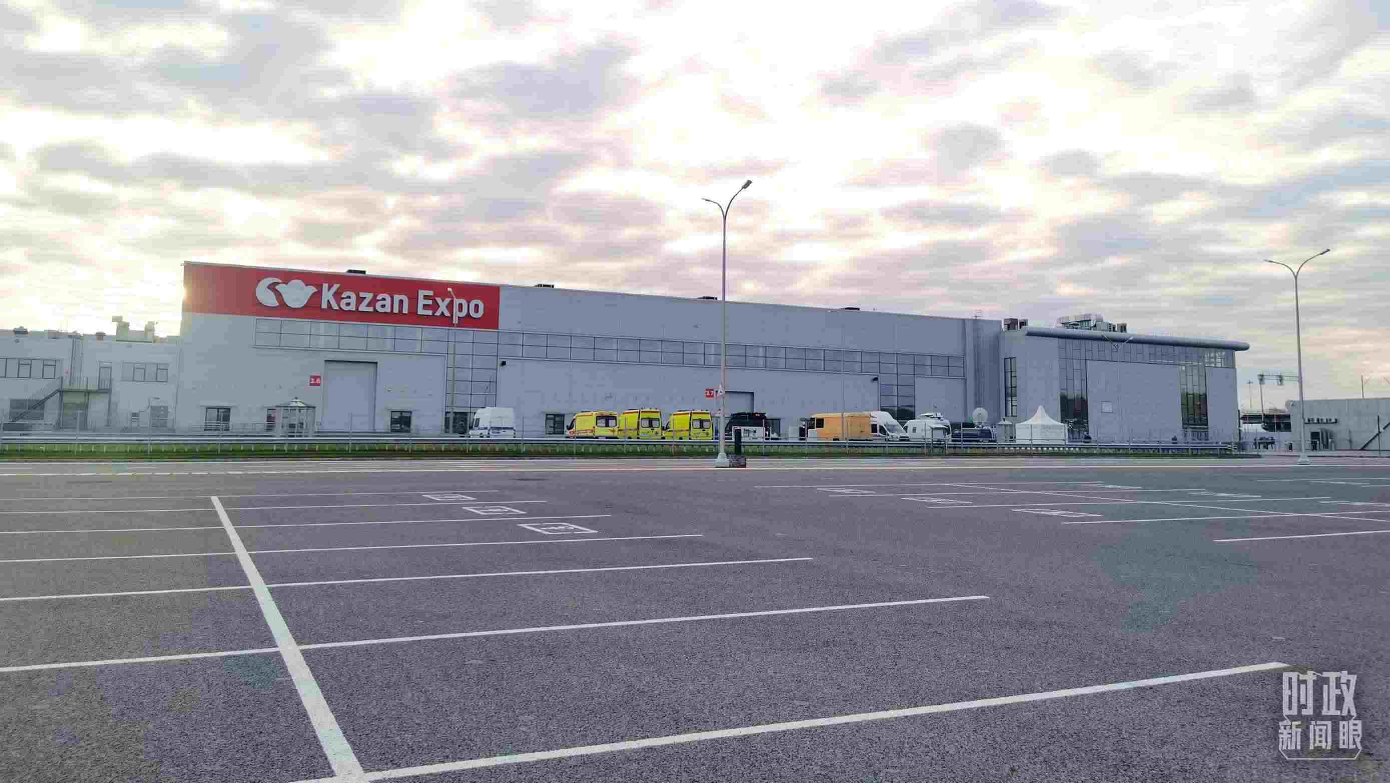 △ 喀山會(huì)展中心。（總臺(tái)央視記者曹亞星拍攝）