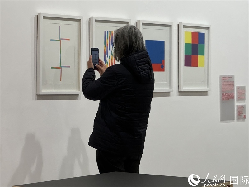 11月8日，觀眾在“瑞士經(jīng)典設計展”作品前駐足欣賞。人民網(wǎng) 謝瑩攝 