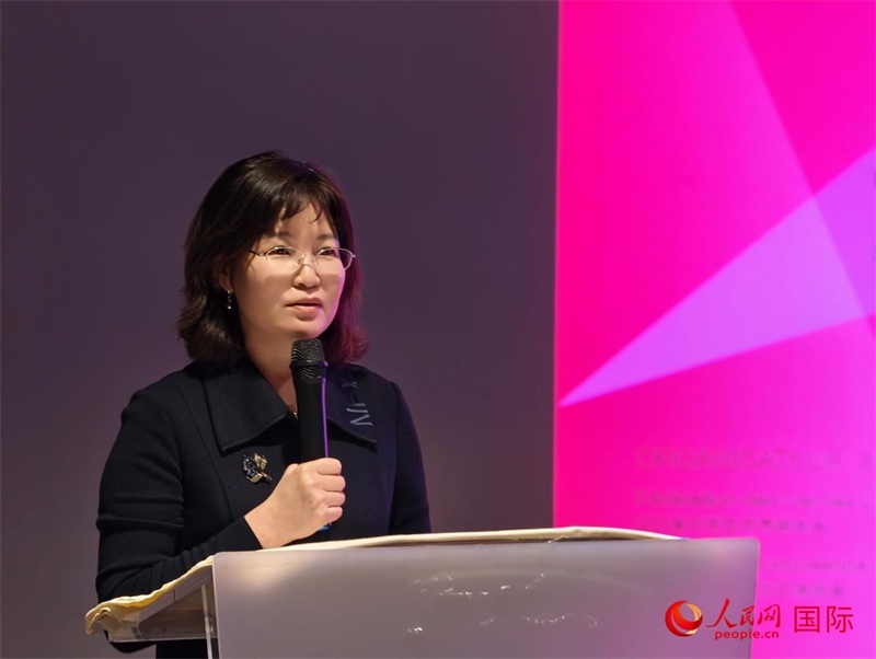 遼寧省文聯(lián)黨組書記、主席邵玉英致辭。人民網(wǎng)記者 于超凡攝