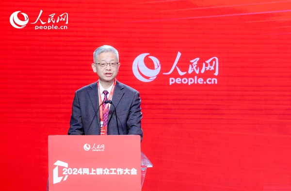 寧夏回族自治區(qū)銀川市委社會(huì)工作部副部長李卒作實(shí)踐分享。人民網(wǎng) 鄂智超攝