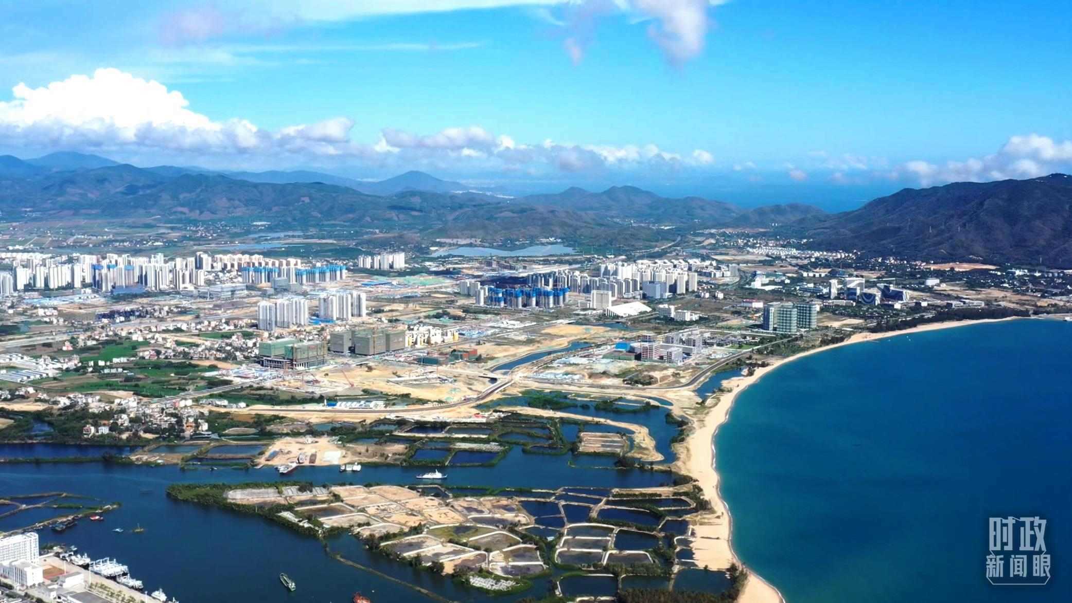 海南崖州灣科技城。（總臺(tái)記者張偉克拍攝）