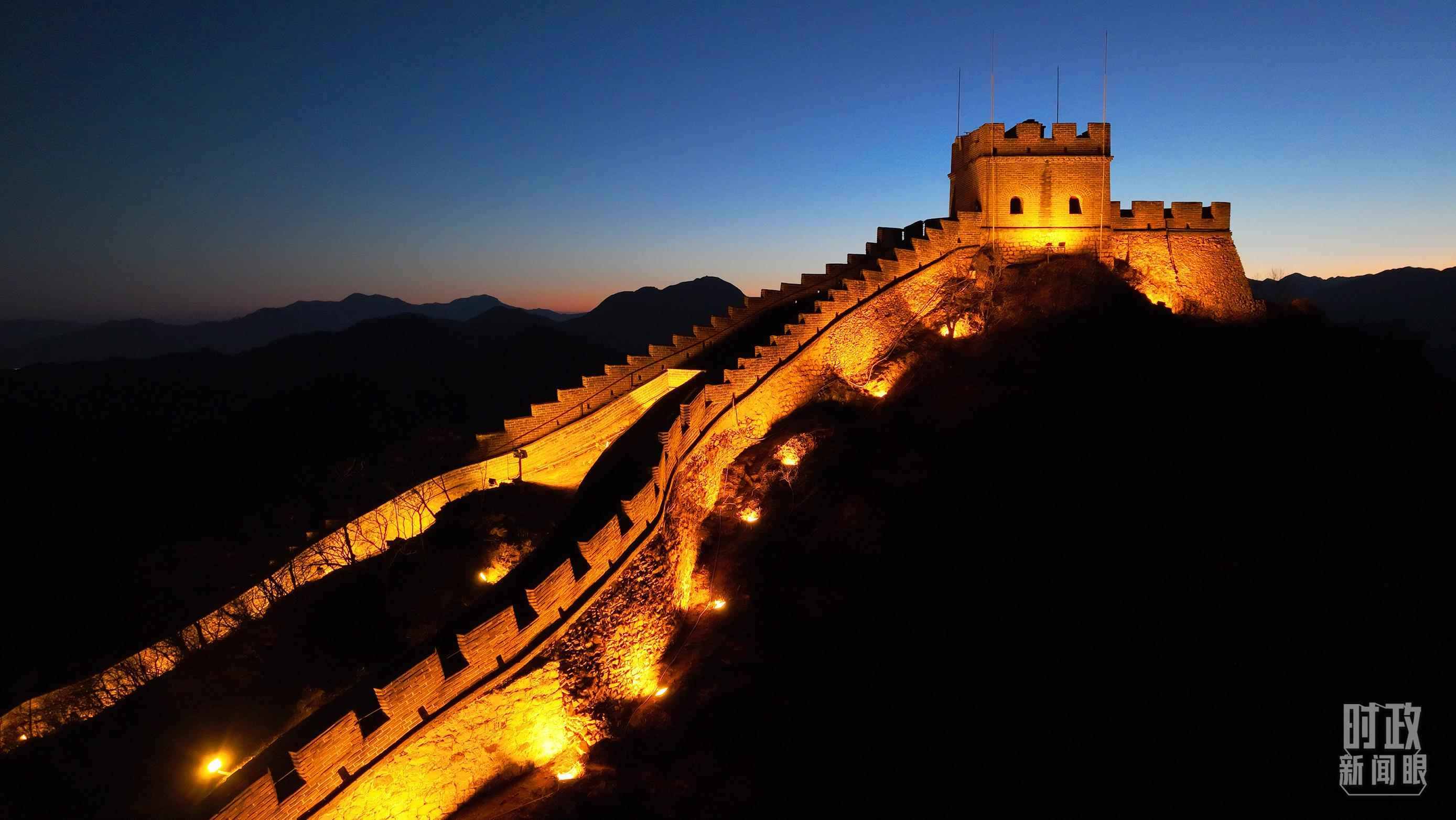 △北京居庸關(guān)長(zhǎng)城。（總臺(tái)央視記者范凱拍攝）