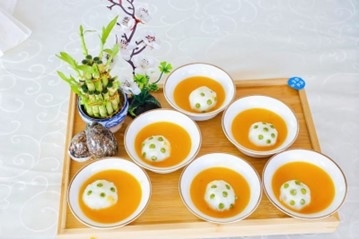 參賽作品“白雪尋蓮”。主辦方供圖