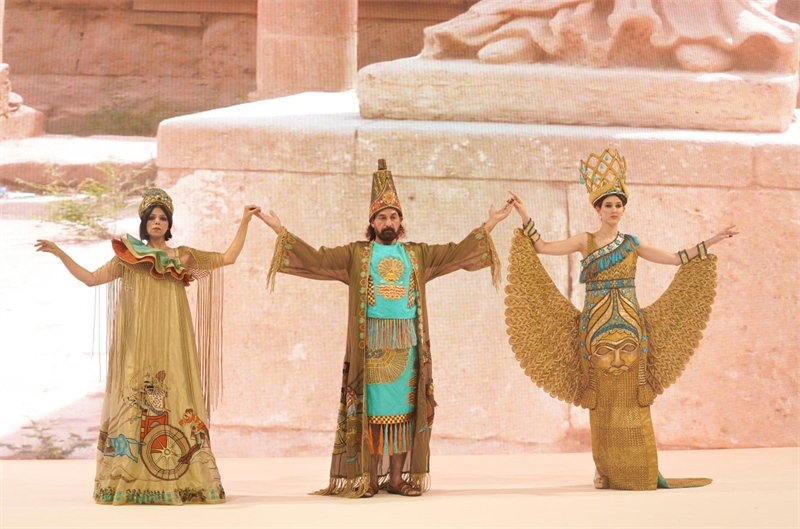 伊拉克時尚館去年9月舉辦的時裝展一景。伊拉克時尚館供圖