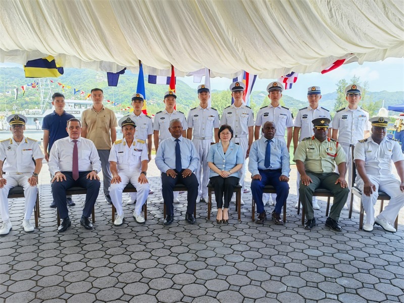 儀式現(xiàn)場(chǎng)。中國(guó)駐塞舌爾大使館供圖