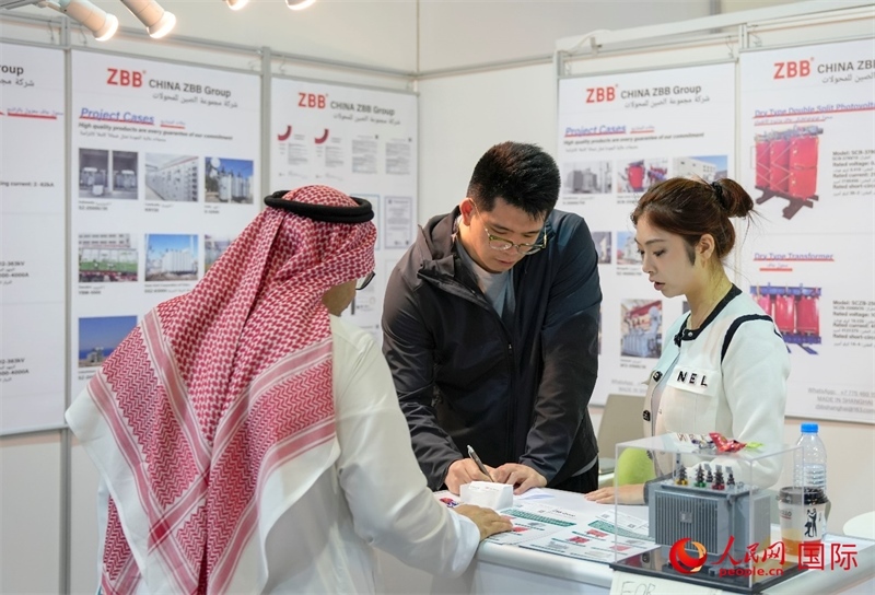 展會(huì)現(xiàn)場(chǎng)。人民網(wǎng) 塔里克·易卜拉欣攝