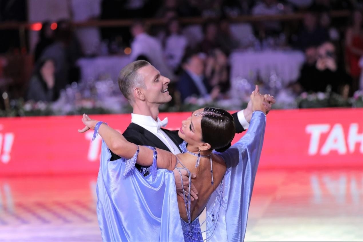 第七屆“克里姆林宮杯”國(guó)標(biāo)舞錦標(biāo)賽現(xiàn)場(chǎng)。于子恒攝