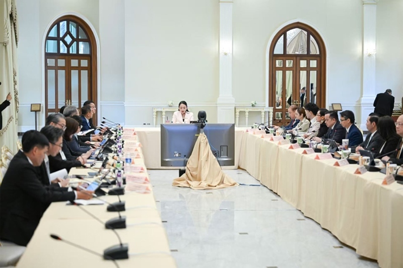 會議現(xiàn)場。泰國總理府供圖