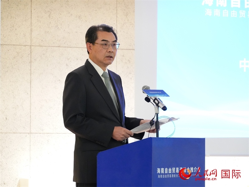 中國駐日本大使吳江浩致辭。人民網(wǎng) 許可攝