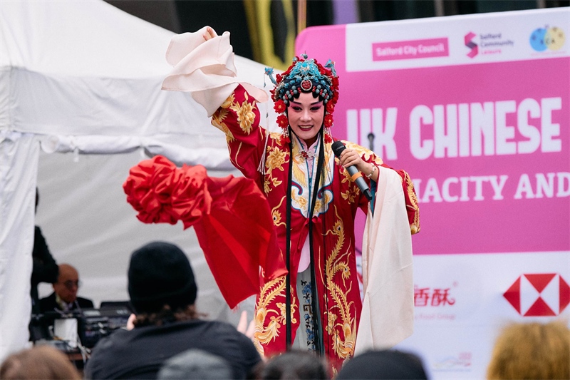 演員蔡衛(wèi)莉的秦腔表演贏得陣陣好評。 楊浩鵬攝