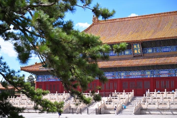 2023年7月8日拍攝的太廟享殿（也稱前殿）。